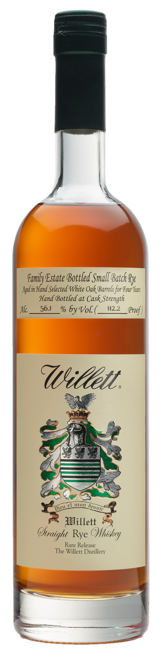 Whisky de centeno puro de Kentucky de 4 años de Willett Distillery