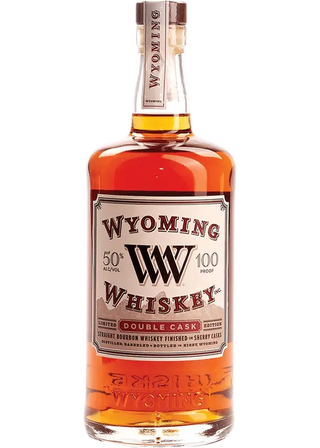 Wyoming Whiskey Double Cask Straight Bourbon Whiskey (750 ml, 100 proof / 50% ABV)