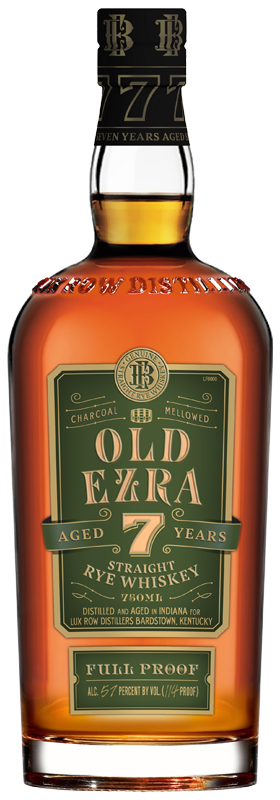 Old Ezra 7-Year Straight Rye Whiskey, 114 Proof, 750 ml
