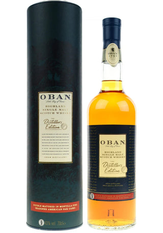 Oban Distillers Edition Distilled In West Highland Single Malt Scotch Whisky