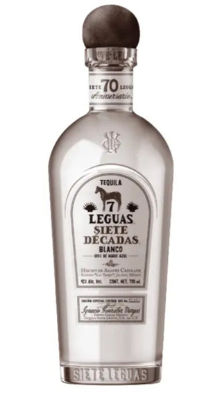 Siete Leguas Siete Decadas Special Limited Edition Silver Tequila Mexico