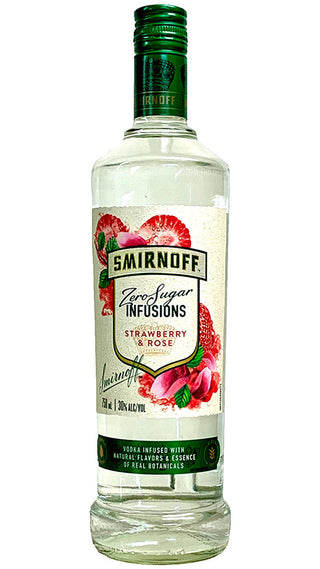 Smirnoff Zero Sugar Infusions Strawberry & Rose Vodka