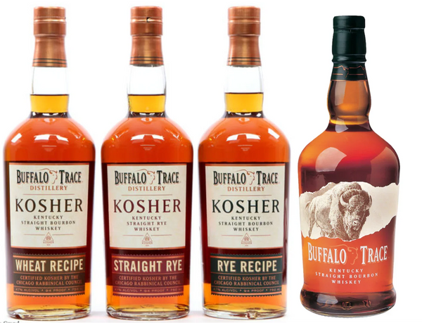 Buffalo Trace Distillery Kosher Bundle (4 x 750ml)