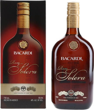 Bacardi Ron Solera Rum (750ml, 40% ABV)