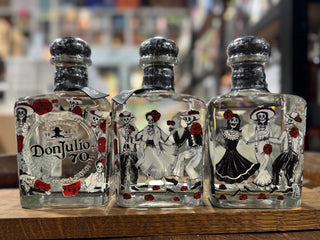 Don Julio 70th Anniversary, Dia De Los Muertos Willy Chavarria 2025 Añejo Claro Tequila. Bundles ( 3Packs X 750ml )