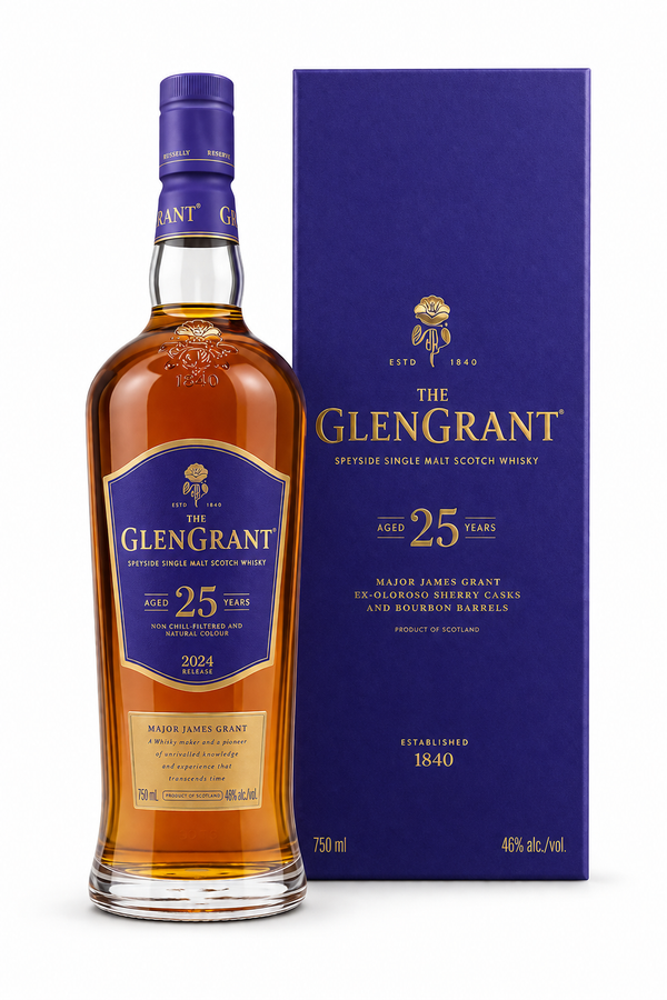 The Glen Grant 25 Year Old Speyside Single Malt Scotch Whisky 750ml