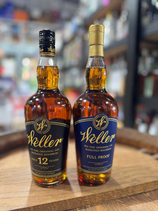 Weller Bourbon Bundle – 12 Year Old & Full Proof Kentucky Straight Bourbon Whiskey (2 x 750ml Bottles)