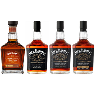Jack Daniel's Aged Series y paquete de fiesta Coy Hill (4 x 700 ml)