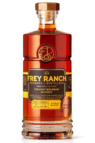 Frey Ranch Single Barrel Straight Bourbon Whiskey – Barrel Strength (750ml)