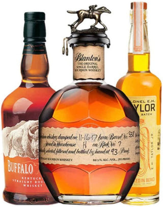 Blanton’s Original, Buffalo Trace and EH Taylor Small Batch Bundle (3 x 750ml)