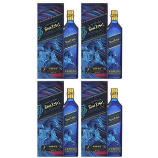 Johnnie Walker Blue Label “Year of the Horse” 2026 Limited Edition – 4-Bottle Party Bundle