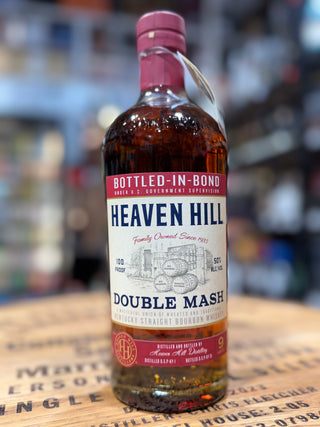 Heaven Hill Bottle In Bond Double Mash, Kentucky Straight Bourbon Whisky 750ml.
