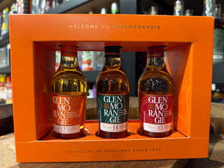 Glenmorangie 12y, 14y, and 15y. Gift set 3x100ml