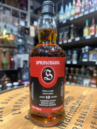 Springbank 10 Year Fino Cask Matured Single Malt Scotch Whisky. Limited Edition 2025. 700ml