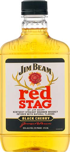 Jim Beam Red Stag Black Cherry Liqueur With Kentucky Straight Bourbon Whiskey