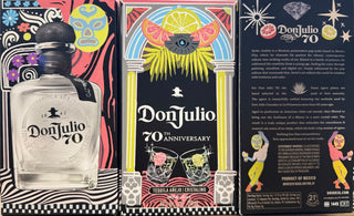 Don Julio 70.º Aniversario Verano de México – Edición Limitada 2025 (Paquete de 3 Botellas)