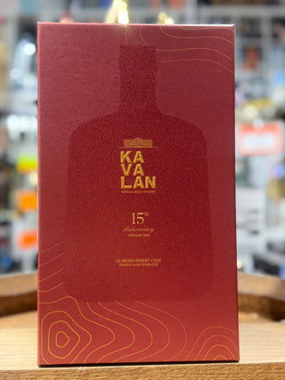 KAVALAN SINGLE MALT WHISKEY 15TH ANNIVERSARY OLOROSO SHERRY CASK, 750ml