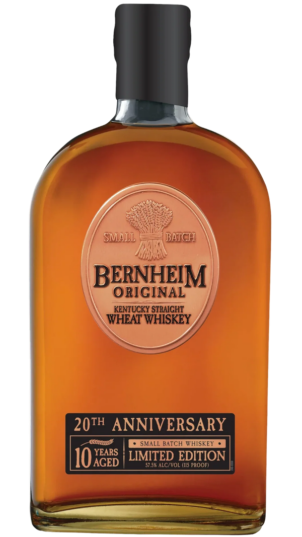 Bernheim Original 10 Year Old Limited Edition Wheat Whiskey 20th Anniversary