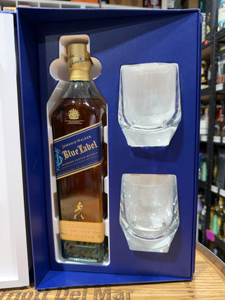 Johnnie Walker Blue Label Scotch Whisky With 2 Glasses