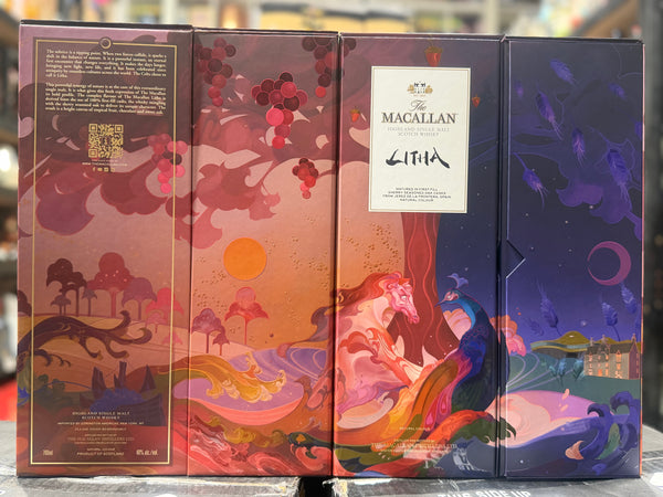 The Macallan Lìthá Single Malt Scotch Whisky 2026 Release – 4-Pack Bundle (4 × 700 ml)