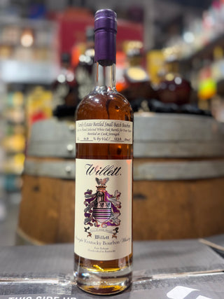 WILLETT FAMILY ESTATE 4 YEARS SMALL BATCH BOURBON 123.6 PROOF. 750ml