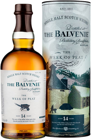 Whisky de pura malta Balvenie Week of Peat de 14 años