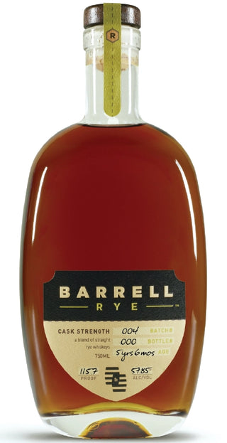 Barrell Rye Batch 004