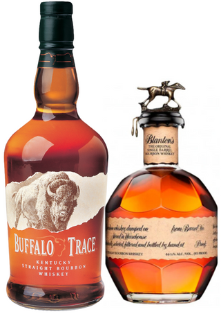 Blanton's Original y Buffalo Trace: paquete de 2 botellas