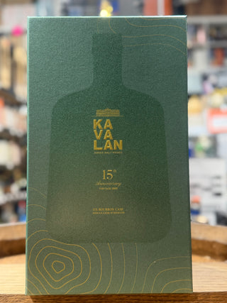 KAVALAN 15TH ANNIVERSARY EX-BOURBON CASK SINGLE MALT WHISKY 750ml