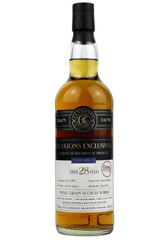 Claxton’s Strathclyde 28-Year-Old Single Grain Scotch Whisky