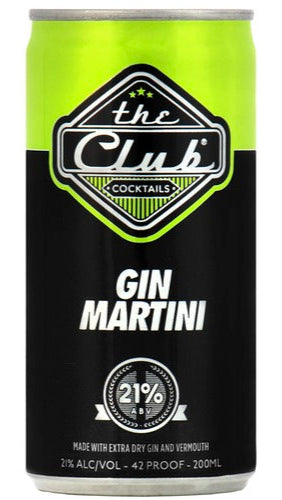 Club Gin Martini Can