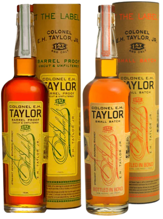 Colonel E.H. Taylor Duo: Barrel Proof & Small Batch Kentucky Straight Bourbon Bundle 2packs x 750ml
