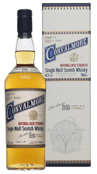Whisky escocés de pura malta Convalmore Natural Cask Strength de 32 años
