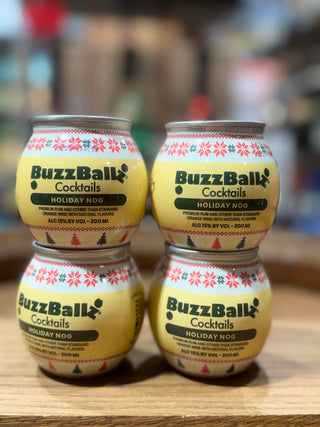 Buzzballs Cocktail Holiday Nog ( 4Packs x 200ml )