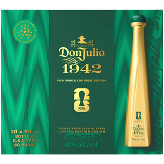 Don Julio 1942 FIFA World Cup 2026 Limited Edition Tequila Añejo 10 x 50ml Gift Pack