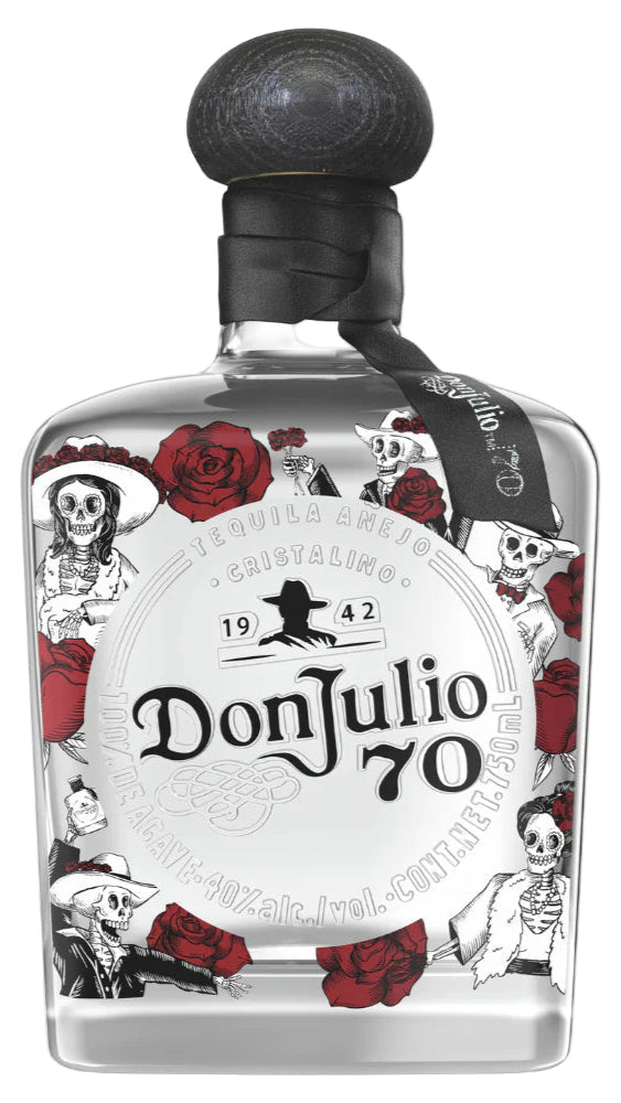 Don Julio 70 Día de los Muertos Willy Chavarria 2025 Añejo Claro