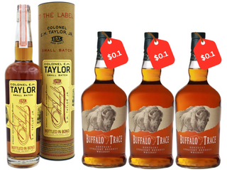 E.H. Taylor Small Batch + 3 Buffalo Trace Discounted Bundle 4 x 750ml