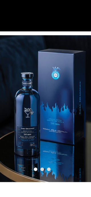 CASA DRAGONES X KAROL G '200 COPAS' CRISTALINO TEQUILA