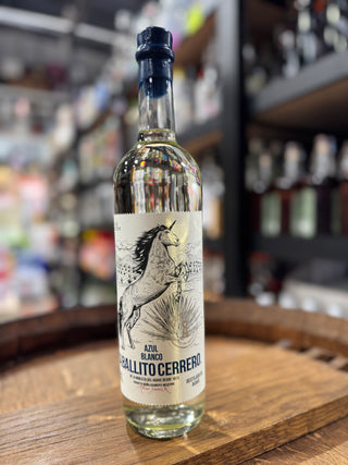 Caballito Cerrero “Unicorn Azul” Tequila Blanco, 750 mL, 55 % ABV (110 proof)