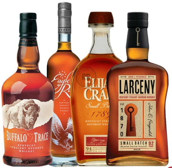 Buffalo Trace, Eagle Rare, Elijah Craig Small Batch and Larceny Bundle (4 x 750ml)