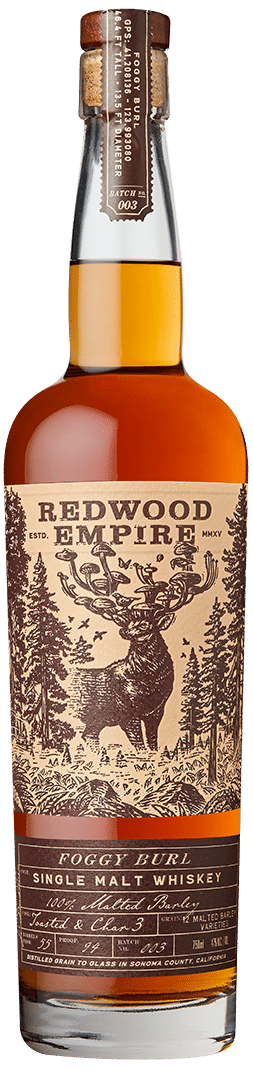 Redwood Empire Foggy Burl Single Malt Whiskey