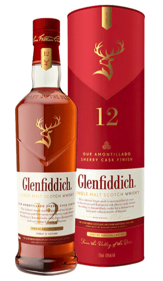 Glenfiddich Amontillado Sherry Cask Finish 12 Year Old Single Malt Scotch Whisky