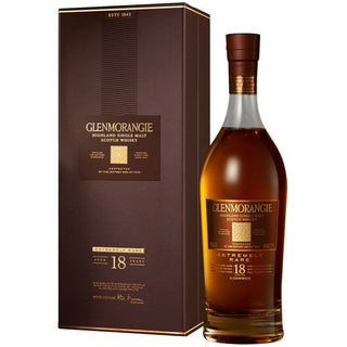 Whisky escocés de pura malta Glenmorangie de 18 años