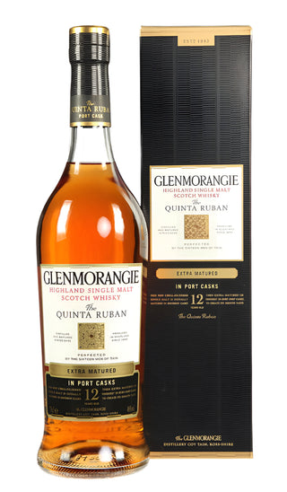 Glenmorangie Quinta Ruban 12 años, whisky escocés de pura malta de las Tierras Altas