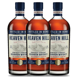 Heaven Hill 7-Year Bottled-in-Bond Bourbon – Party Discounted Bundle 3 x 750ml