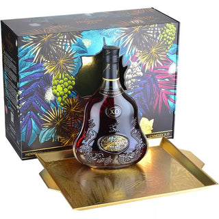 Hennessy XO Limited Edition by Julien Colombier W/ Metal Gold Tray