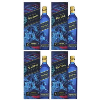 Johnnie Walker Blue Label “Year of the Horse” 2026 Limited Edition – 4-Bottle Party Bundle