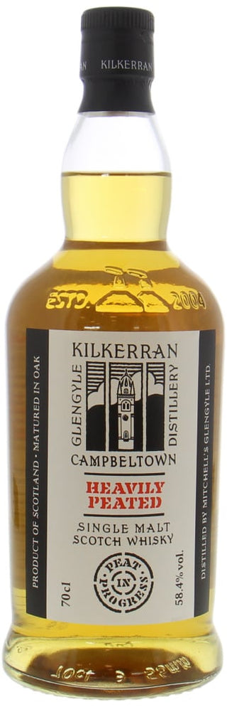 Kilkerran Turba pesada en proceso Lote de whisky escocés de malta Campbelltown