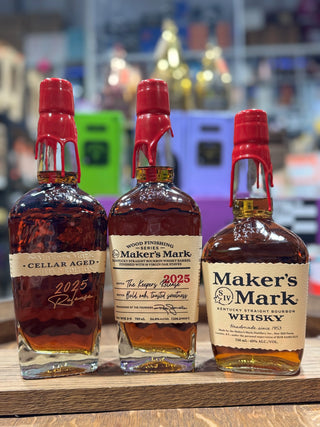 Maker’s Mark Cellar Aged 2025 Release, Keeper’s Release 2025 & Original Bundle, 3 × 750 ml