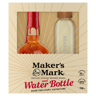 Maker’s Mark Bourbon Gift Set with Branded Reusable Water Bottle